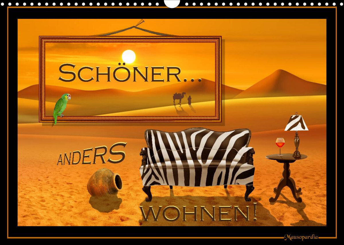 Schöner ANDERS wohnen (Wandkalender 2023 DIN A3 quer)