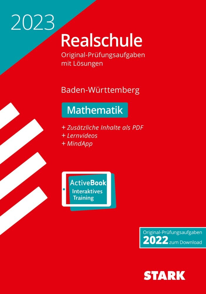 STARK Original-Prüfungen Realschule 2023 - Mathematik - BaWü, m. 1 Buch, m. 1 Beilage
