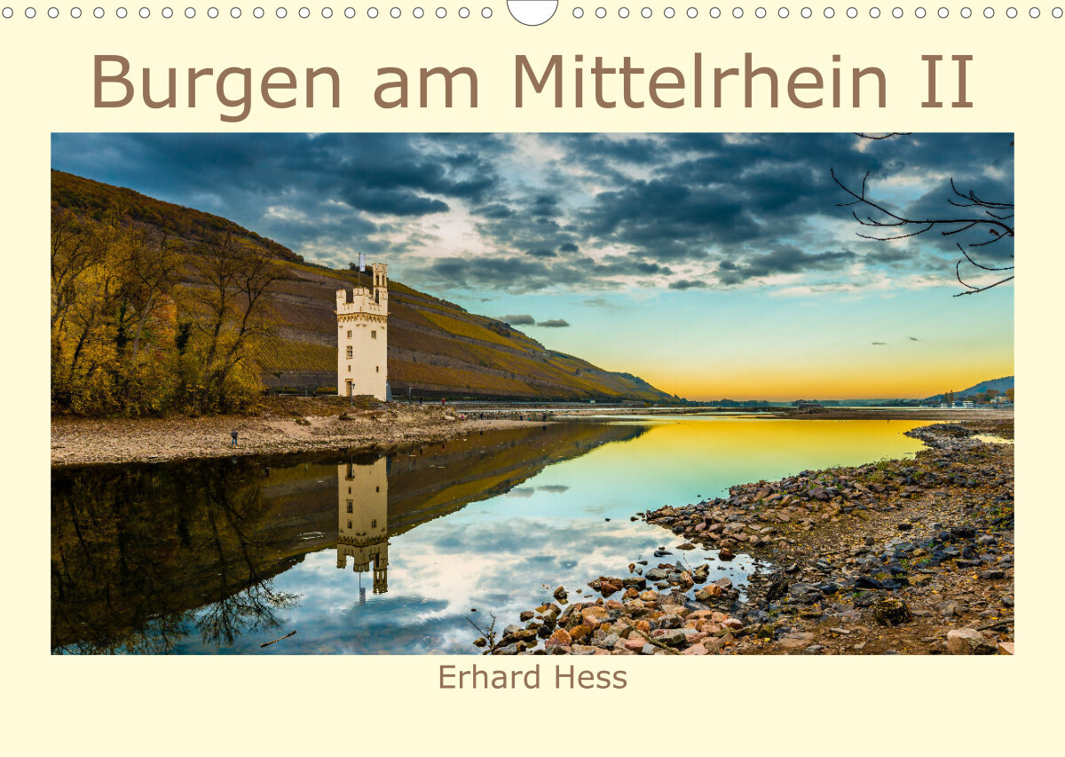 Burgen am Mittelrhein II (Wandkalender 2023 DIN A3 quer)