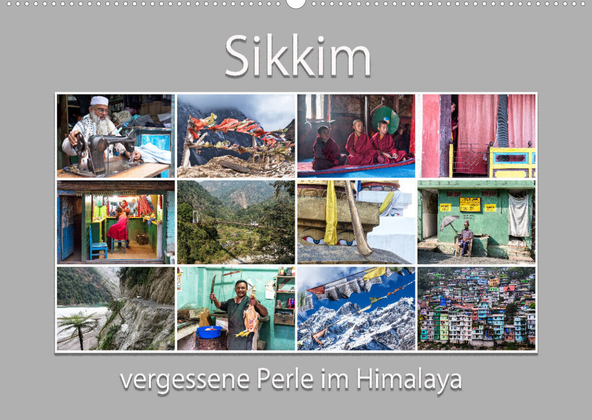 Sikkim - vergessene Perle im Himalaya (Wandkalender 2023 DIN A2 quer)