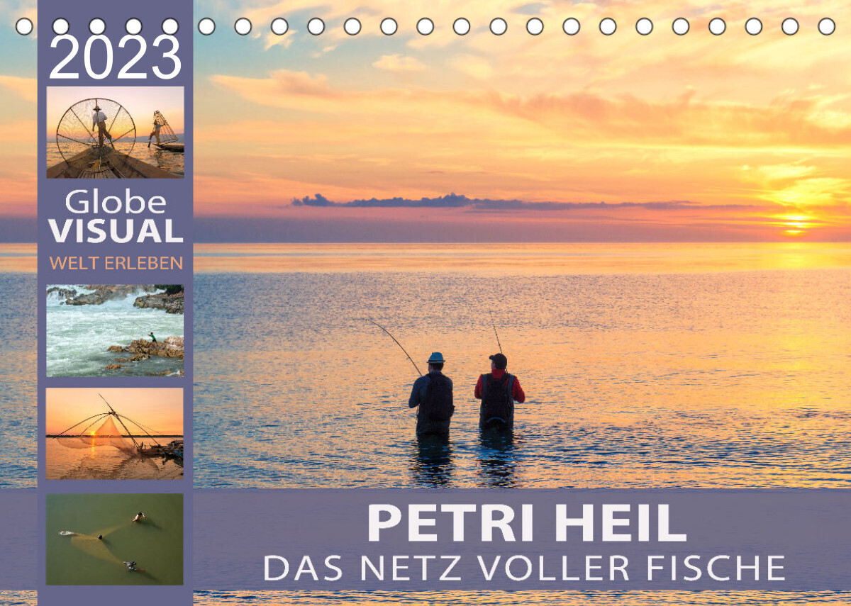 PETRI HEIL - Das Netz voller Fische (Tischkalender 2023 DIN A5 quer)