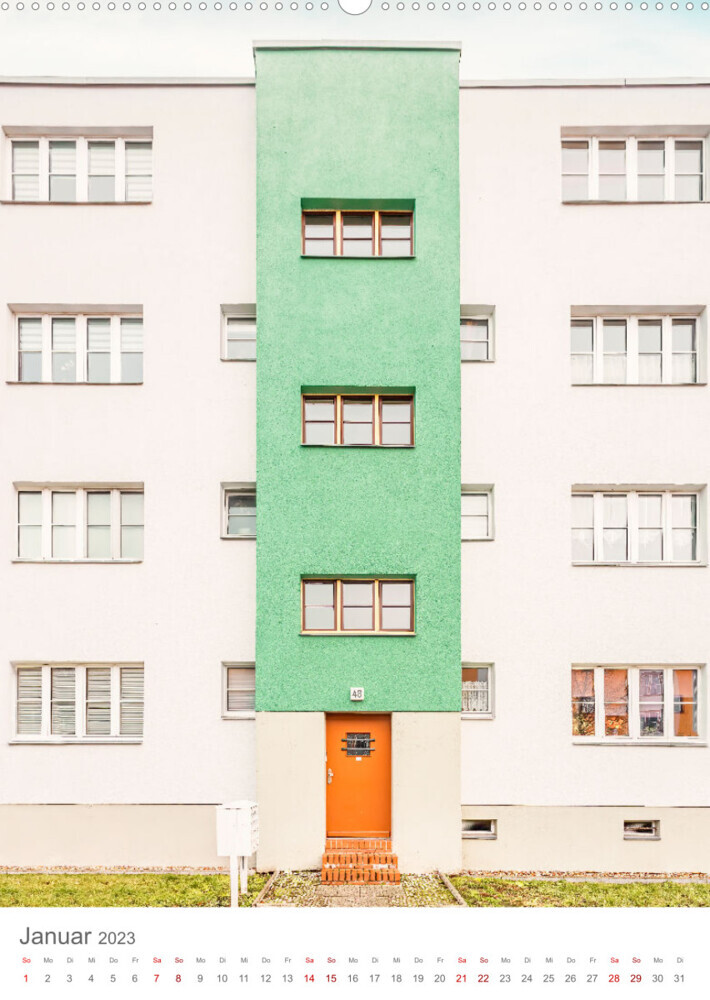 Magdeburg - Moderne - Neues Bauen - Bauhaus (Wandkalender 2023 DIN A2 hoch)