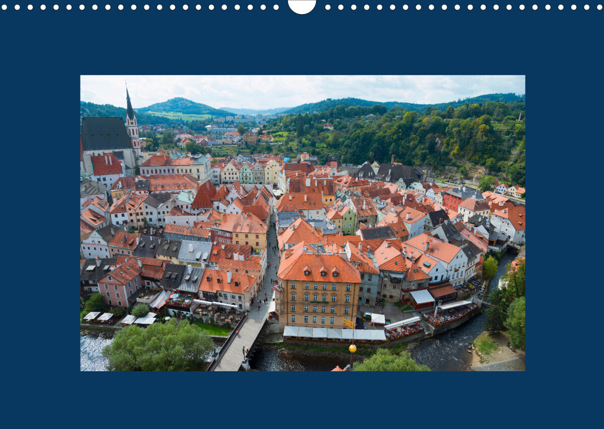 Ceský Krumlov - Böhmisch Krumau (Wandkalender 2023 DIN A3 quer)