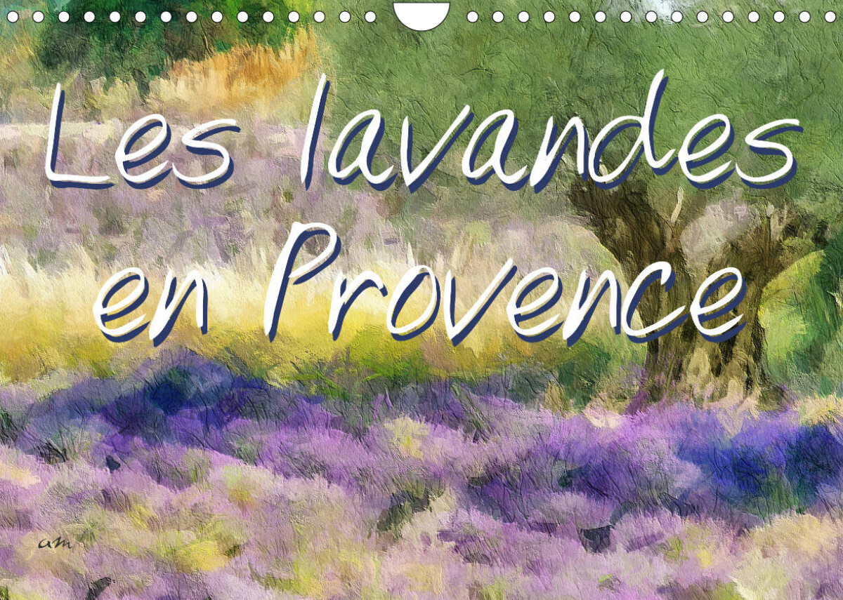 Les lavandes en Provence (Calendrier mural 2023 DIN A4 horizontal)