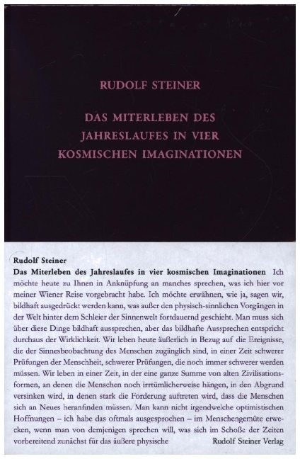 Das Miterleben des Jahreslaufes in vier kosmischen Imaginationen