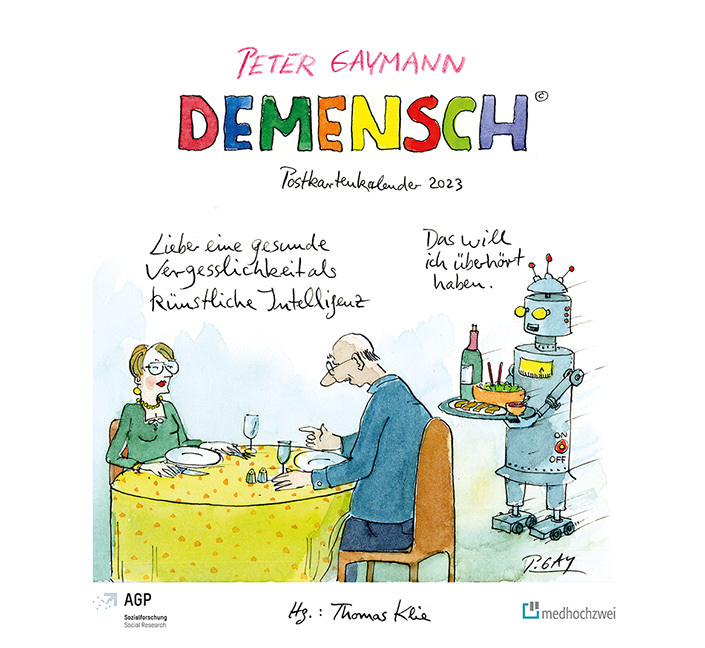 Demensch. Postkartenkalender 2023