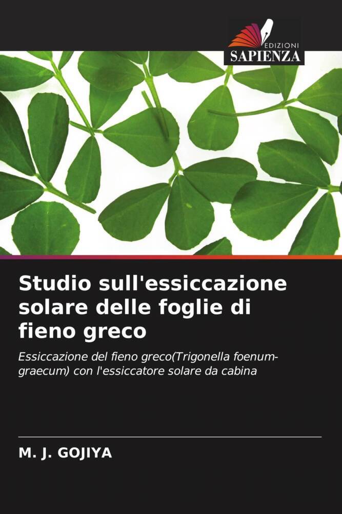 Studio sull'essiccazione solare delle foglie di fieno greco