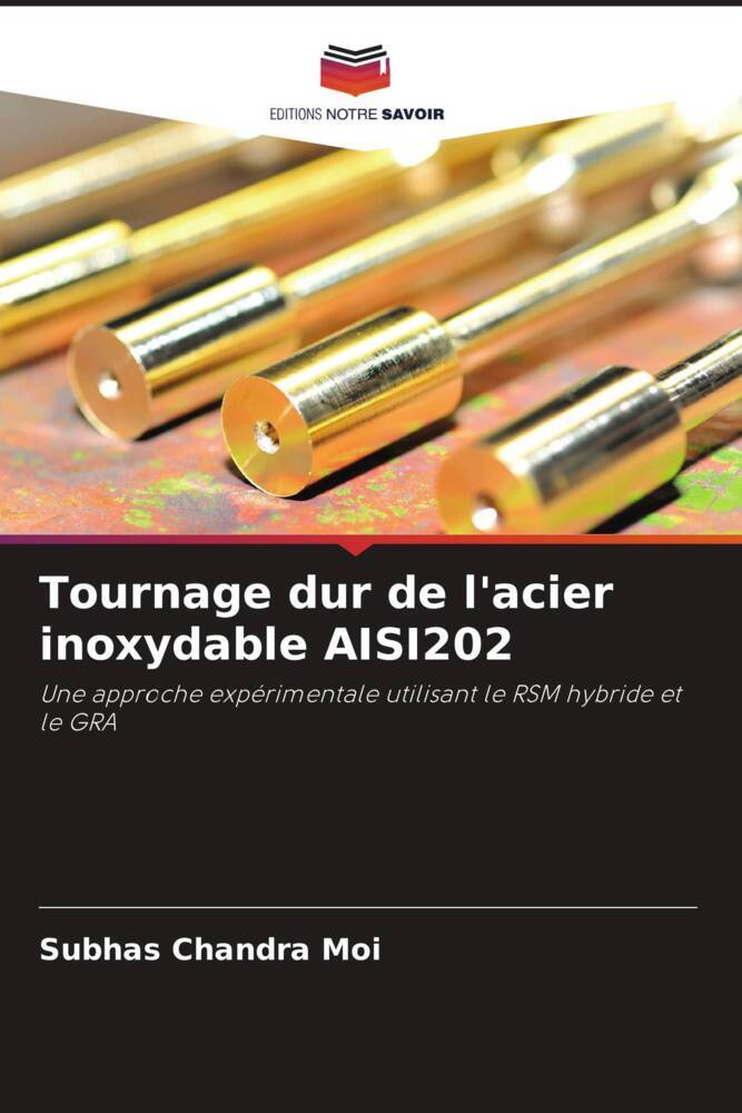 Tournage dur de l'acier inoxydable AISI202