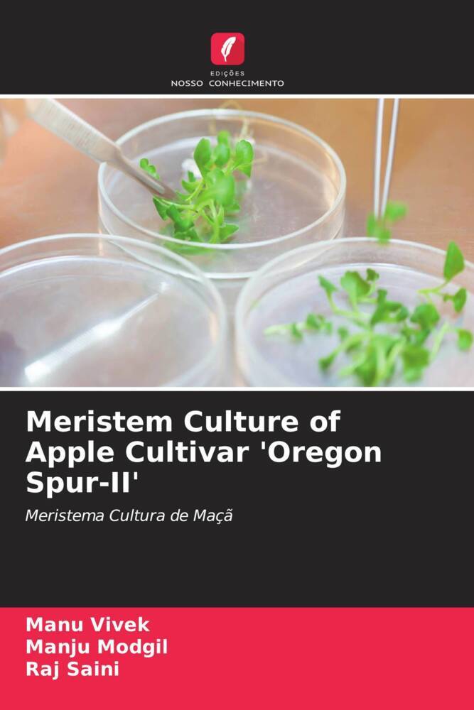 Meristem Culture of Apple Cultivar 'Oregon Spur-II'