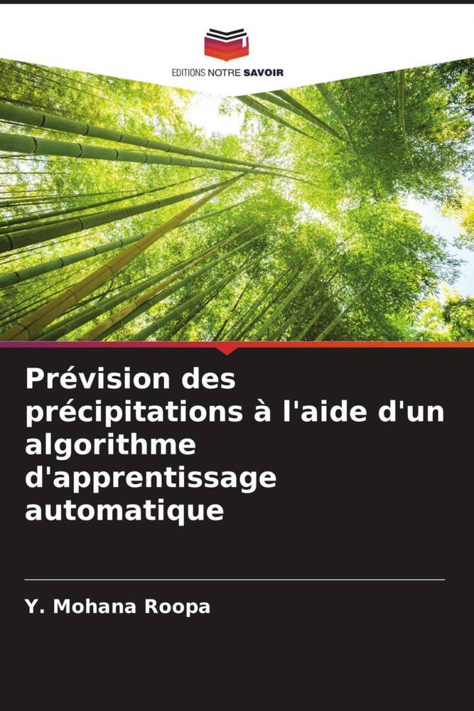 Prévision des précipitations à l'aide d'un algorithme d'apprentissage automatique