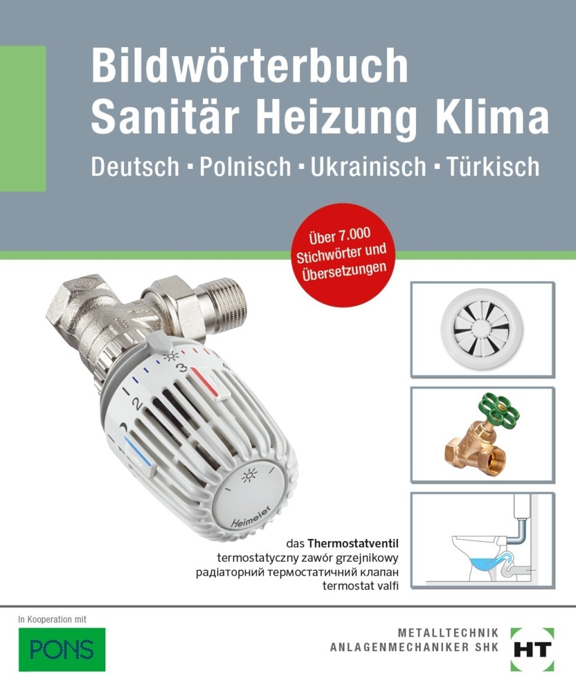 eBook inside: Buch und eBook Bildwörterbuch Sanitär, Heizung, Klima, m. 1 Buch, m. 1 Online-Zugang