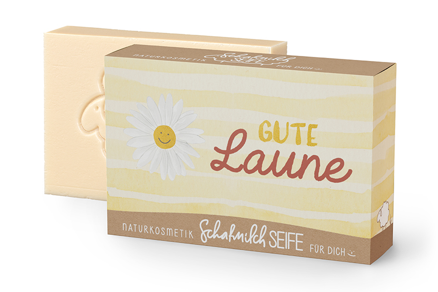 Schafmilchseife 100 g Gute Laune