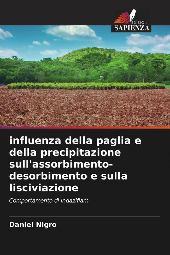 influenza della paglia e della precipitazione sull'assorbimento-desorbimento e sulla lisciviazione