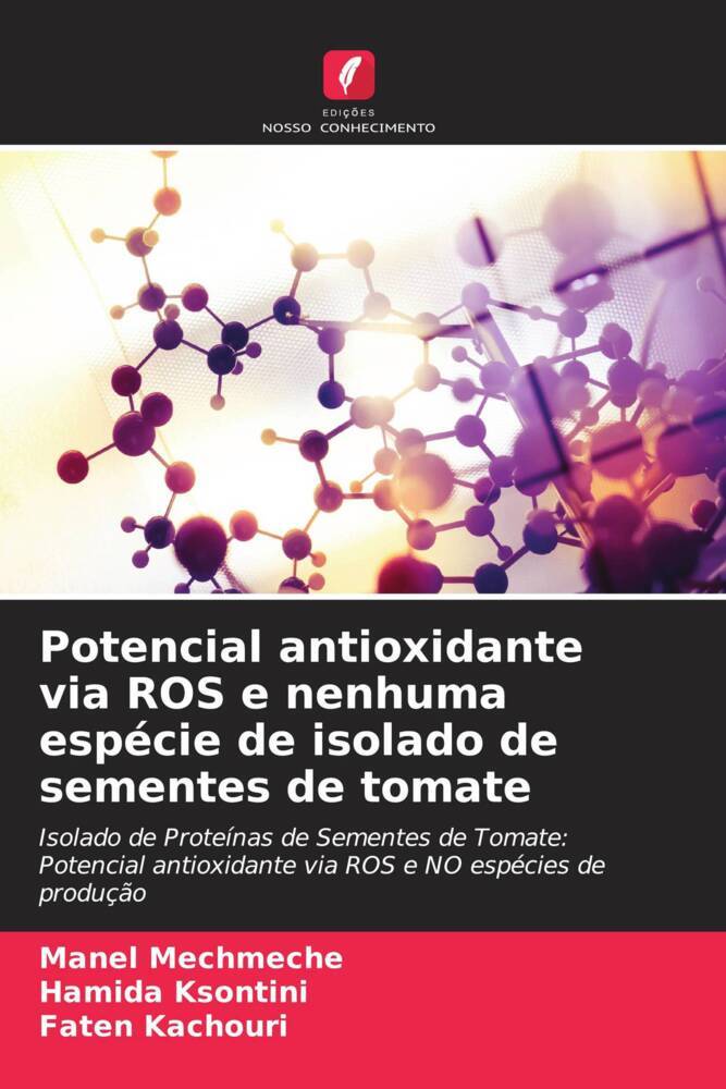 Potencial antioxidante via ROS e nenhuma espécie de isolado de sementes de tomate