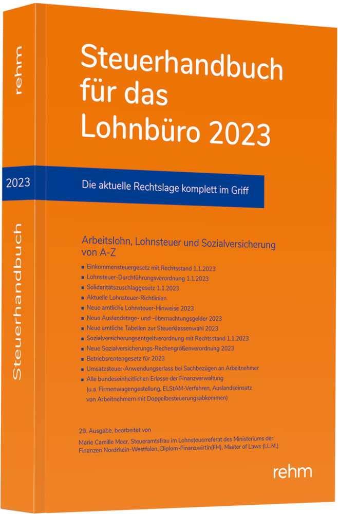 Steuerhandbuch für das Lohnbüro 2023