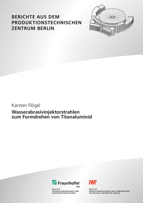 Wasserabrasivinjektorstrahlen zum Formdrehen von Titanaluminid.