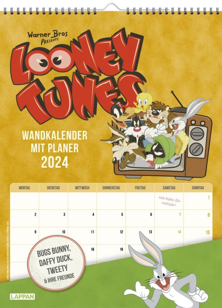 Looney Tunes Retro Planer 2024