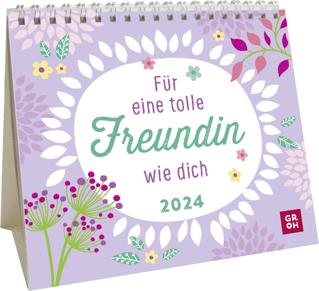 Mini-Kalender 2024: Für eine tolle Freundin wie dich
