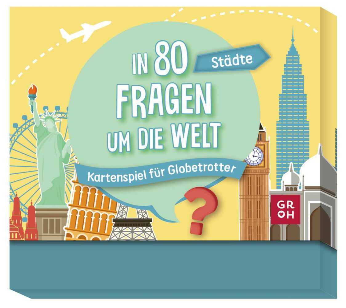 In 80 Fragen um die Welt - Städte: Kartenspiel für Globetrotter