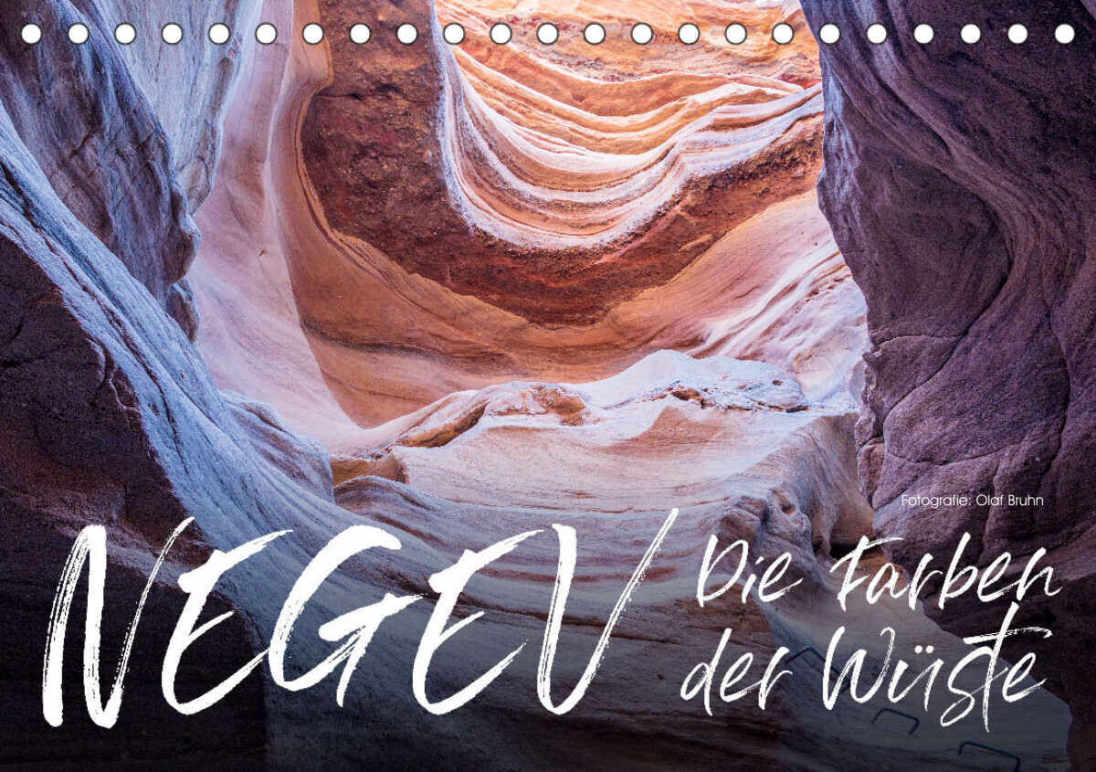 Negev - die Farben der Wüste (Tischkalender 2023 DIN A5 quer)