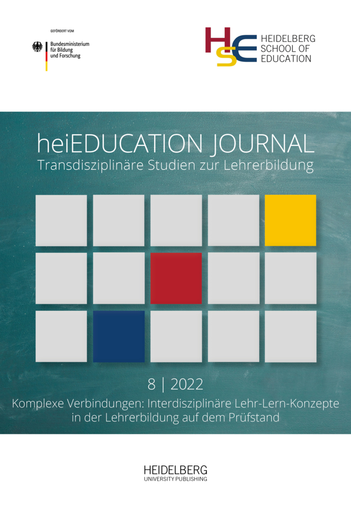 heiEDUCATION JOURNAL / Komplexe Verbindungen: Interdisziplinäre                Lehr-Lern-Konzepte in der Lehrerbildung auf dem Prüfstand