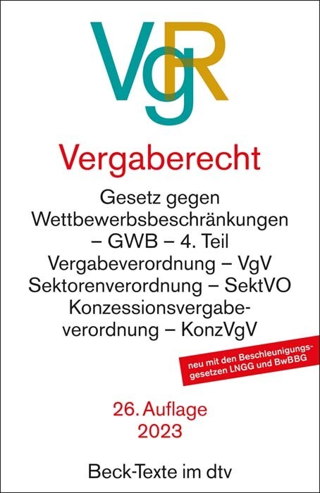 Vergaberecht VgR
