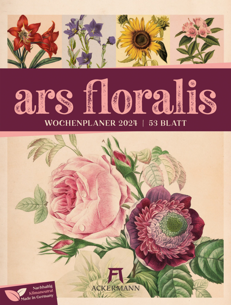 Ars Floralis - Vintage Wochenplaner Kalender 2024