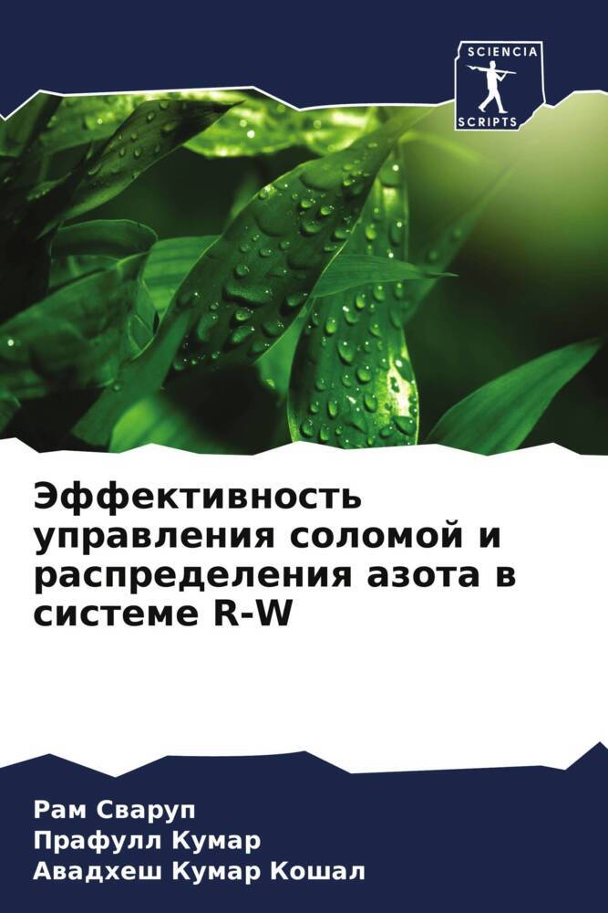 Jeffektiwnost' uprawleniq solomoj i raspredeleniq azota w sisteme R-W