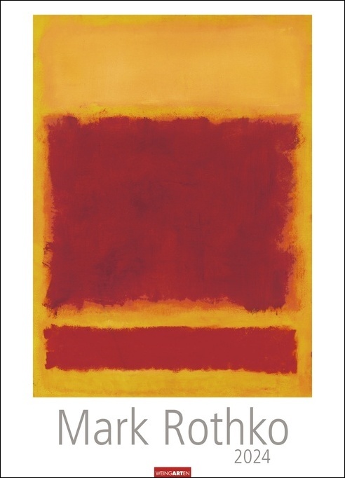 Mark Rothko Kalender 2024. Meisterwerke des abstrakten Expressionismus in einem XXL Wandkalender. Hochwertiger Kunstkalender Großformat 49x68 cm.