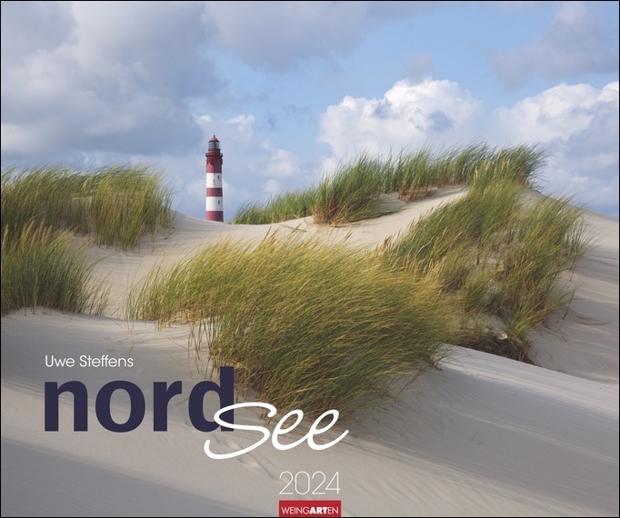 Nordsee Kalender 2024. Atemberaubende Fotos von Uwe Steffens in einem großen Wand-Kalender. Deutsche Nordseelandschaften in einem Kalender im Großformat. 55x46 cm Querformat