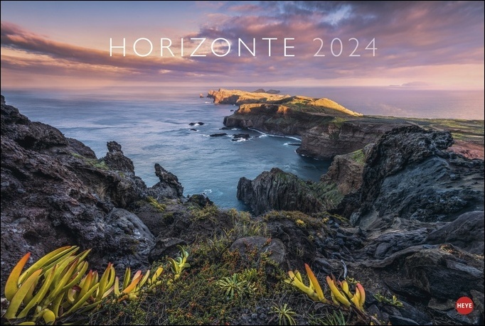 Horizonte Kalender 2024. Traumhafte Landschaftsfotos in einem großen Wandkalender. Kalender im Großformat - ein spektakulärer Blickfang und Wandschmuck.