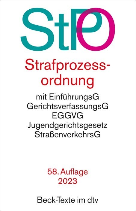 Strafprozessordnung StPO