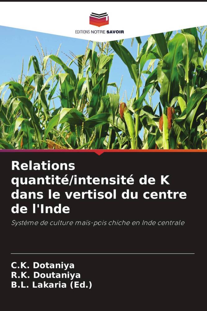 Relations quantité/intensité de K dans le vertisol du centre de l'Inde