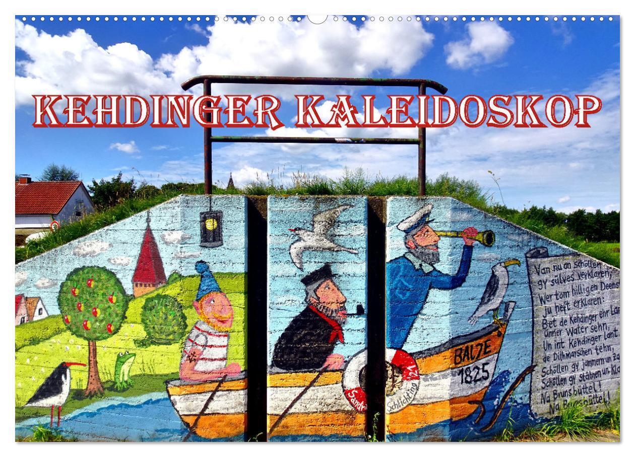 Kehdinger Kaleidoskop (Wandkalender 2024 DIN A2 quer), CALVENDO Monatskalender