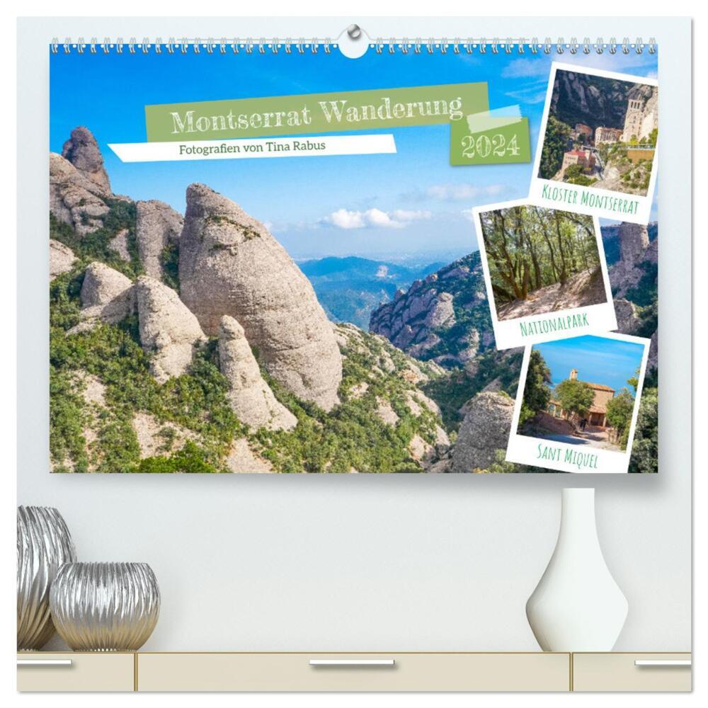 Montserrat Wanderung (hochwertiger Premium Wandkalender 2024 DIN A2 quer), Kunstdruck in Hochglanz