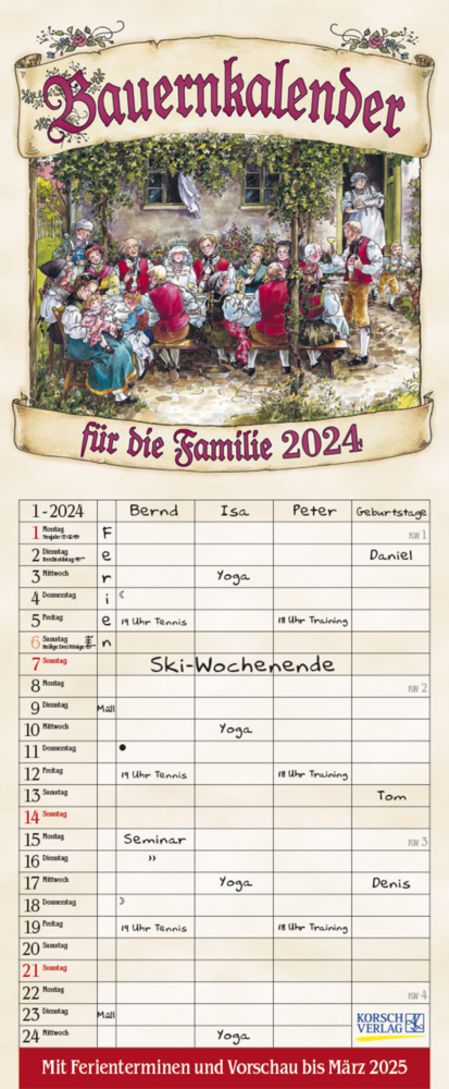 Bauernkalender 2024