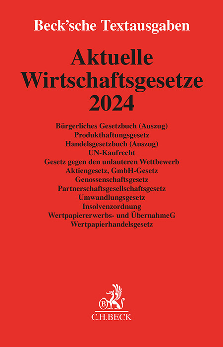 Aktuelle Wirtschaftsgesetze 2024