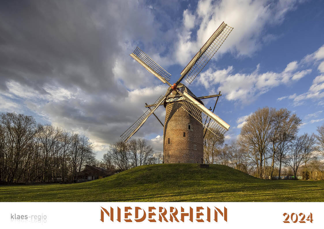 Niederrhein 2024 Bildkalender A4 Spiralbindung