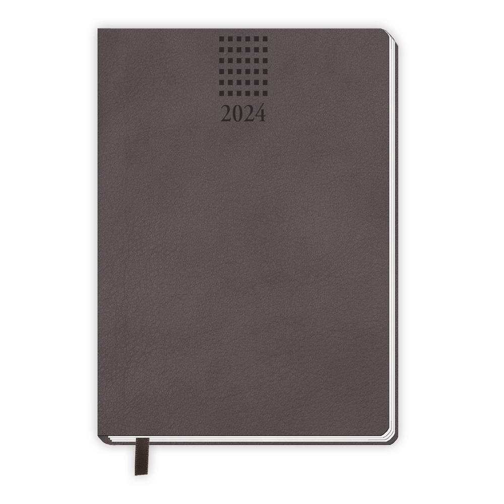 Trötsch Taschenkalender A6 Soft Touch Anthrazit 2024