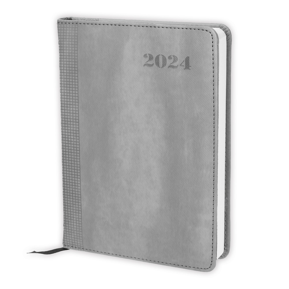 Trötsch Buchkalender A5 Grau 2024