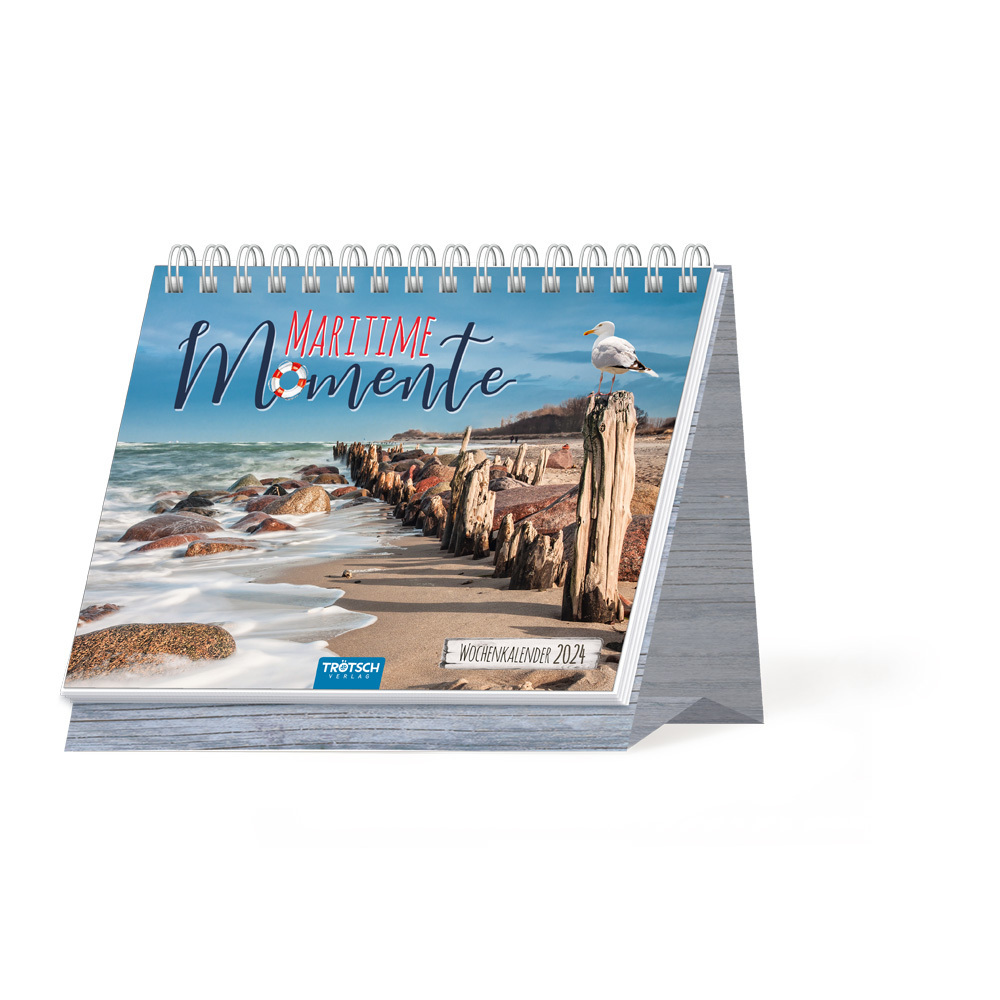Trötsch Aufstellwochenkalender Maritime Momente 2024