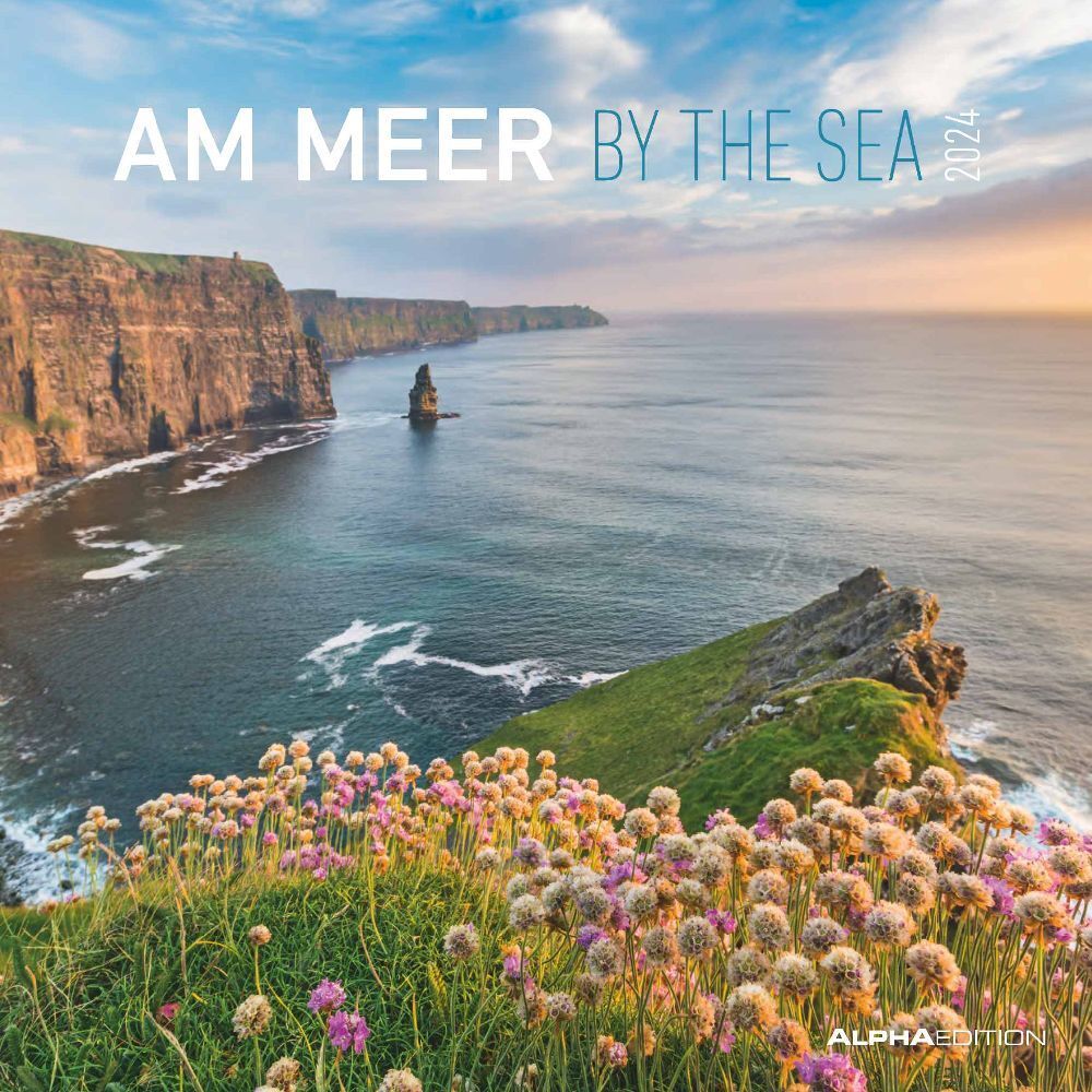 Am Meer 2024 - Broschürenkalender 30x30 cm (30x60 geöffnet) - Kalender mit Platz für Notizen - By the Sea - Bildkalender - Wandplaner - Wandkalender