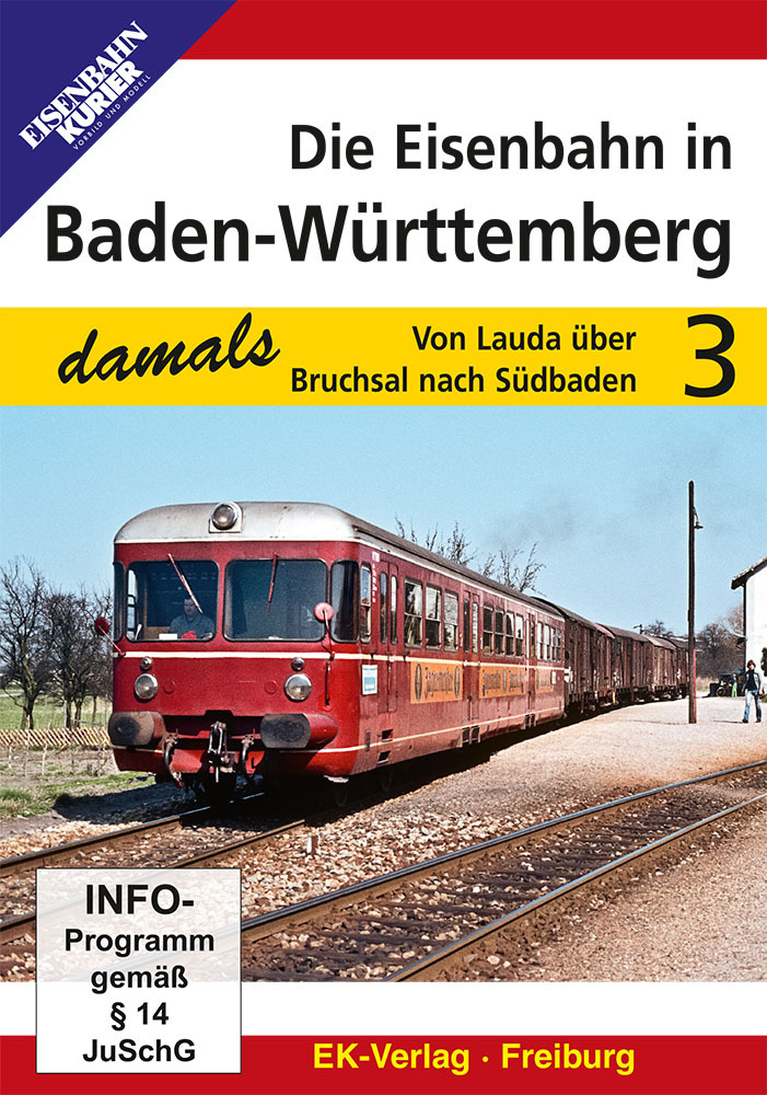 Die Eisenbahn in Baden-Württemberg. Tl.3, 1 DVD