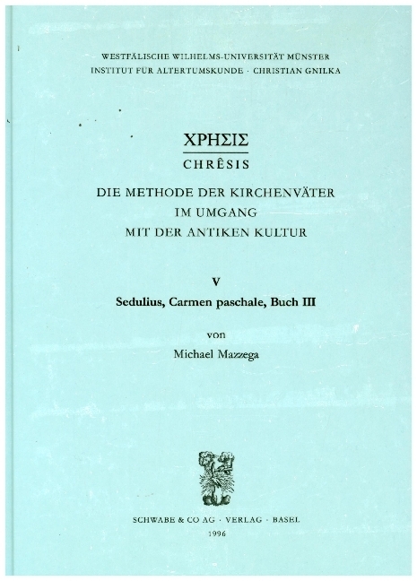 Sedulius, Carmen paschale, Buch III