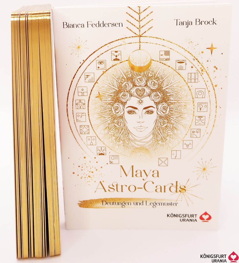 Maya-Astro-Cards: 44 astrologische Orakelkarten mit Booklet, m. 1 Buch, m. 1 Beilage