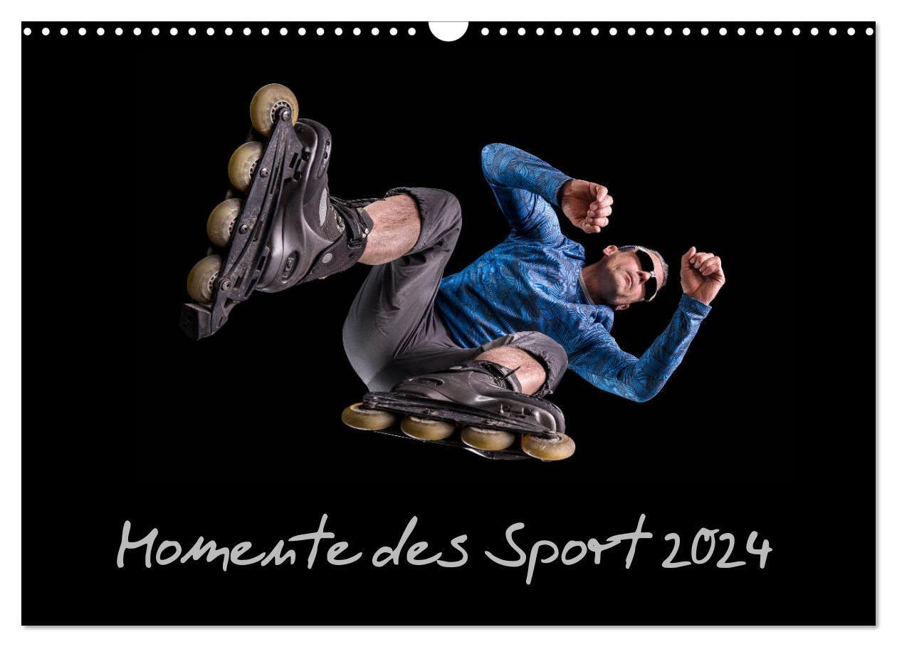 Momente des Sport (Wandkalender 2024 DIN A3 quer), CALVENDO Monatskalender