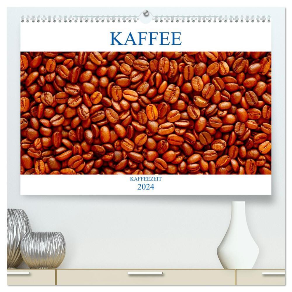 Kaffee (hochwertiger Premium Wandkalender 2024 DIN A2 quer), Kunstdruck in Hochglanz