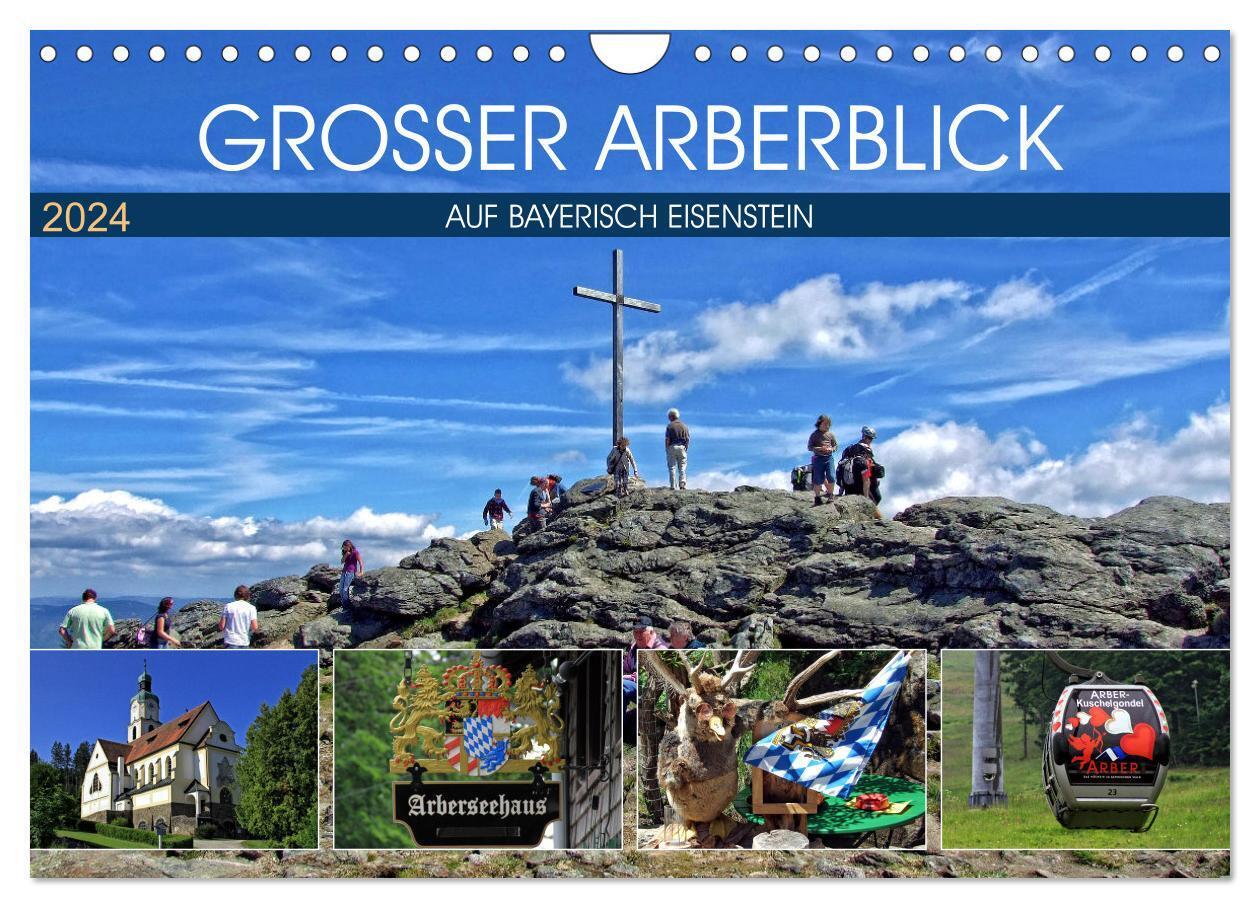 Grosser Arberblick auf Bayerisch Eisenstein (Wandkalender 2024 DIN A4 quer), CALVENDO Monatskalender
