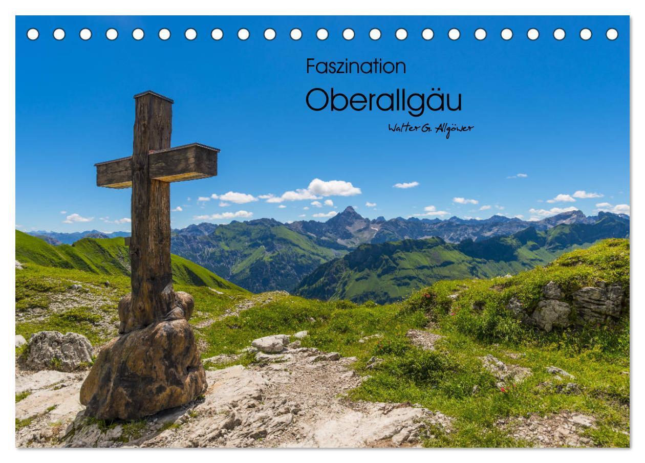 Faszination Oberallgäu (Tischkalender 2024 DIN A5 quer), CALVENDO Monatskalender