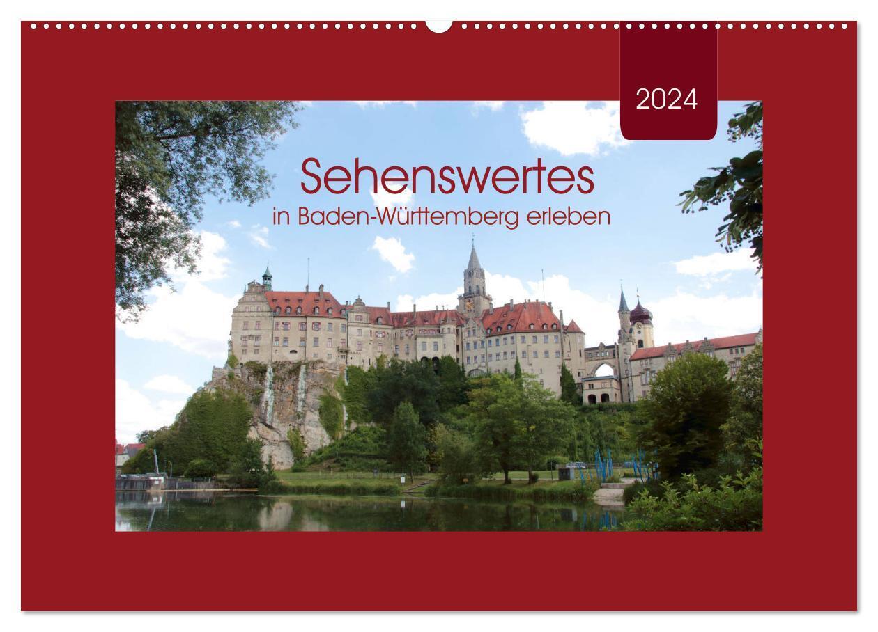 Sehenswertes in Baden-Württemberg erleben (Wandkalender 2024 DIN A2 quer), CALVENDO Monatskalender